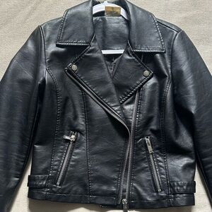 Rag Poets Moto Black Jacket